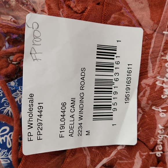 Free People Adella Cami in Winding Road NEW NWT FP1005 - Picture 11 of 11